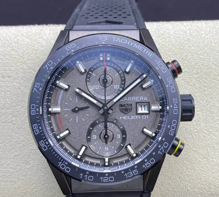 TAG Heuer Carrera CAR201J.FT6087 XF Factory 1:1 Best Edition Replica Watch Grey Strap